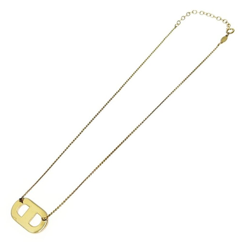 Christian Dior GP CD Logo Necklace Gold Necklace - Picture 3 of 7